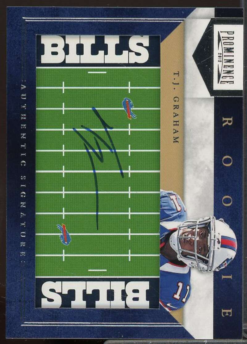 T.J. Graham/240 Rookie 2012 Panini Prominence Rookie NFL Field Autographs #217  Image 1