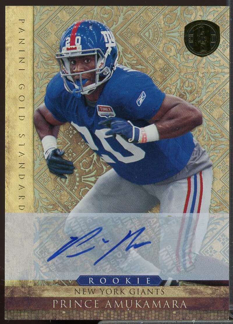 Prince Amukamara/499 Rookie 2011 Panini Gold Standard Autographs Silver #224  Image 1