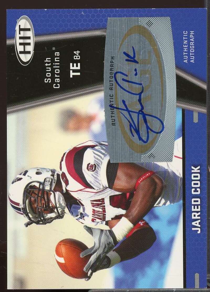 Jared Cook Rookie Card 2009 SAGE HIT Autographs #84  Image 1