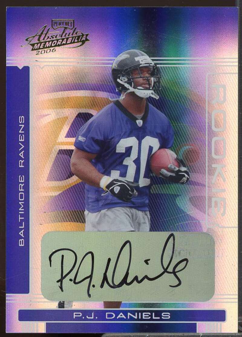 P.J. Daniels AU Rookie Card 2006 Absolute Memorabilia #226  Image 1