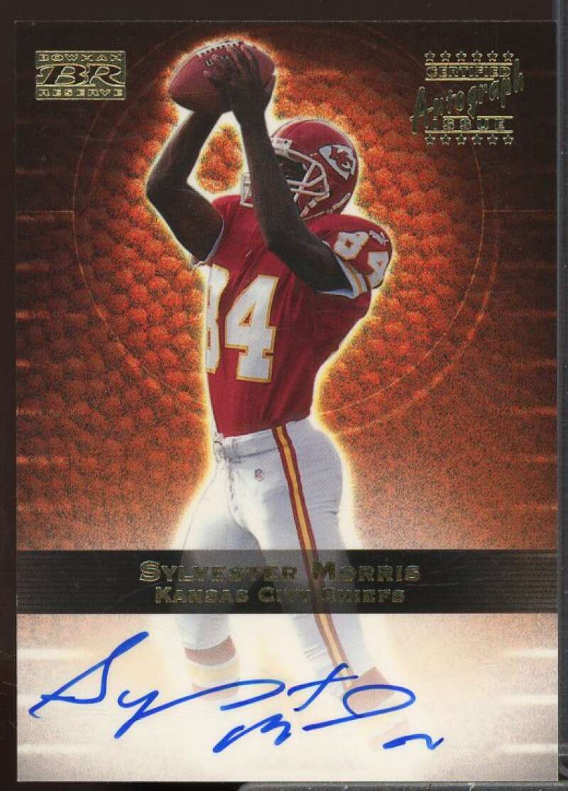 Sylvester Morris Rookie Card 2000 Bowman Reserve Rookie Autographs #SM  Image 1