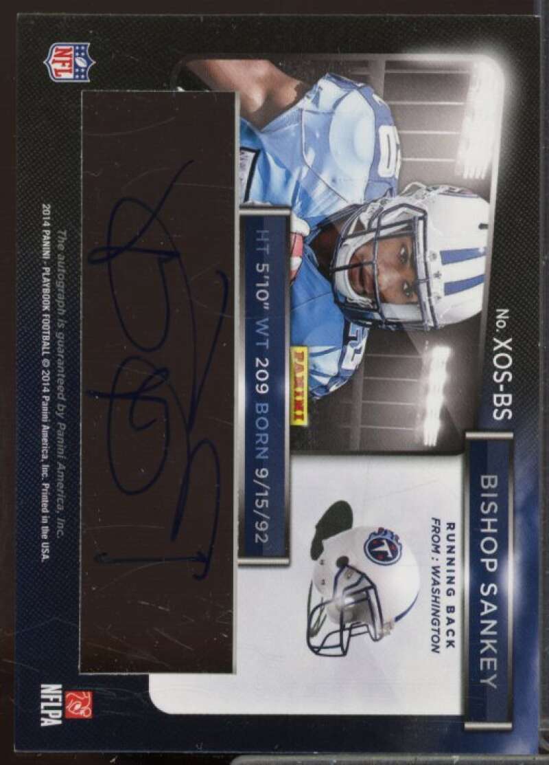 Bishop Sankey/75 Rookie 2014 Panini Playbook Rookie X's and O's Signatures #19  Image 2