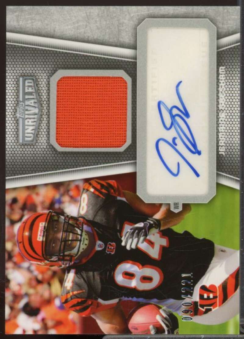 Jermaine Gresham/221 Rookie Card 2010 Topps Unrivaled Autographed Patch #UAPJG2  Image 1