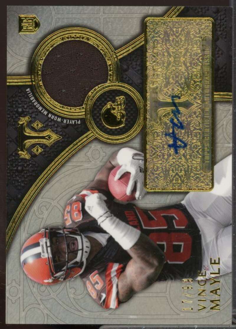 Vince Mayle Rookie 2015 Topps Triple Threads Rookie Autograph Relics #TTRARVM  Image 1