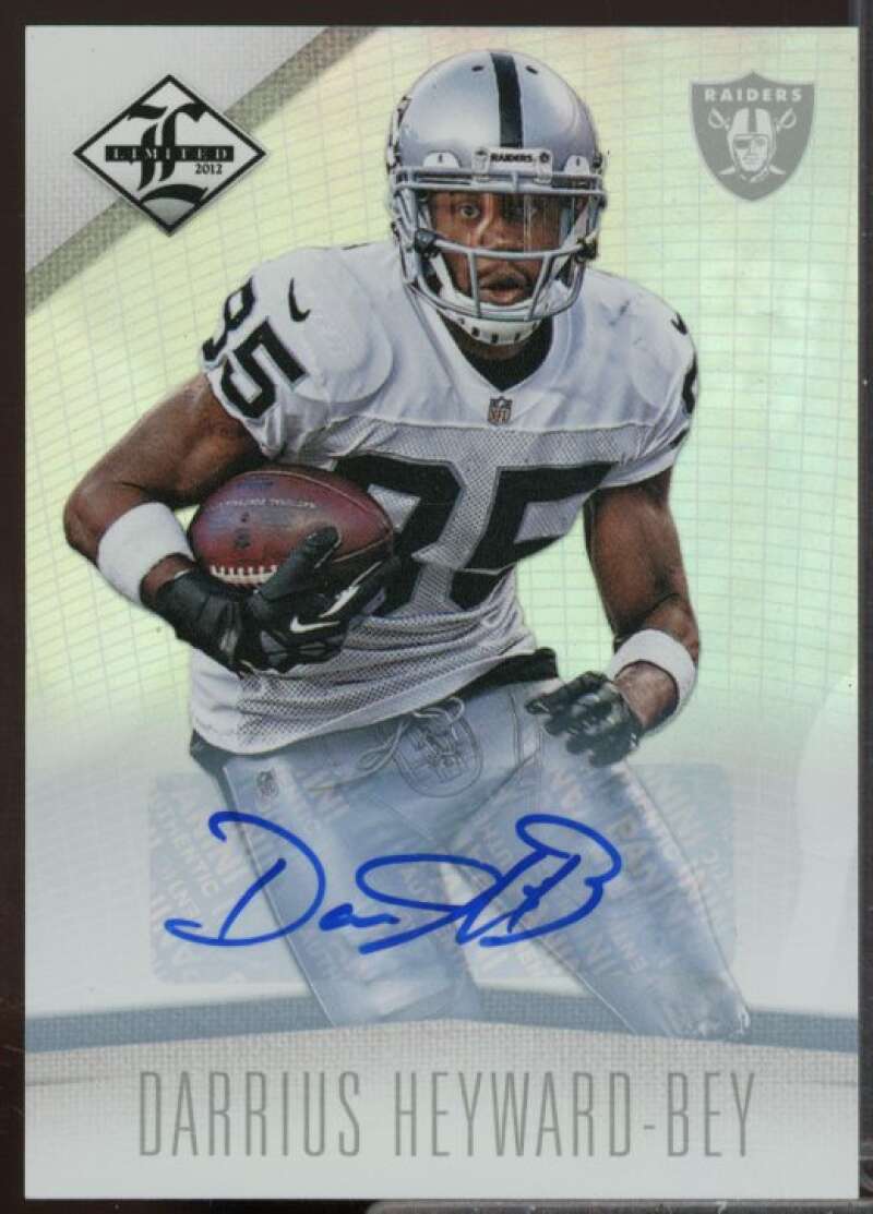 Darrius Heyward-Bey/25 Rookie Card 2012 Limited Monikers Autographs Silver #73  Image 1