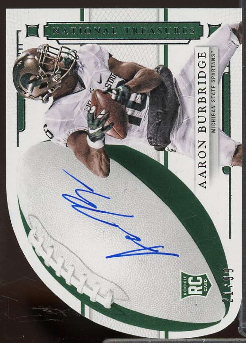 Aaron Burbridge 2016 Panini National Treasures Collegiate Die Cut Signatures #30  Image 1