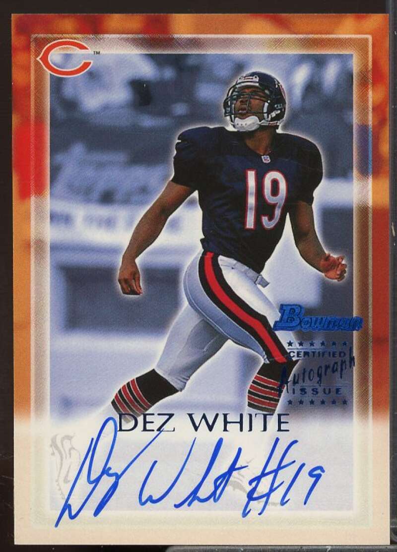 Dez White B Rookie Card 2000 Bowman Autographs #DW  Image 1