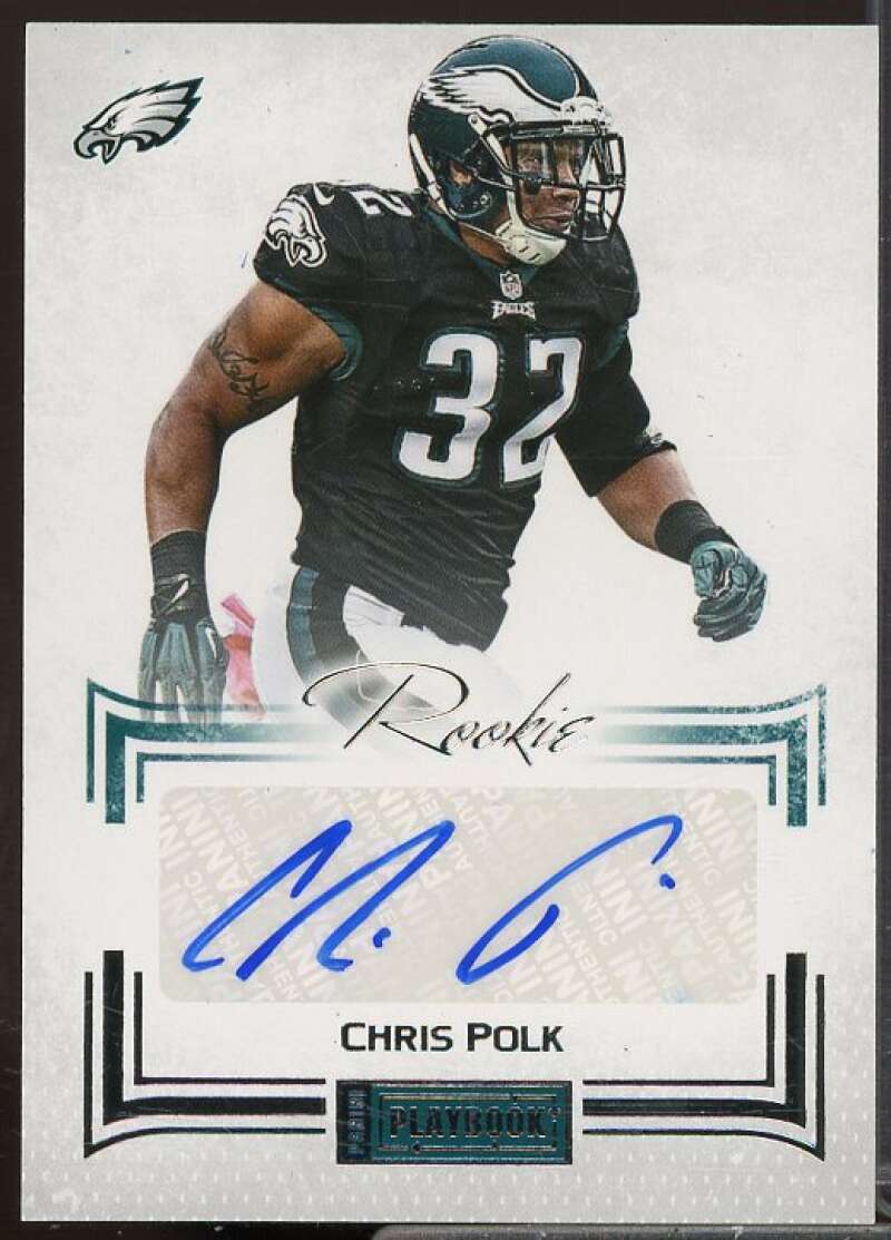 Chris Polk AU/140 Rookie Card 2012 Panini Playbook #93  Image 1