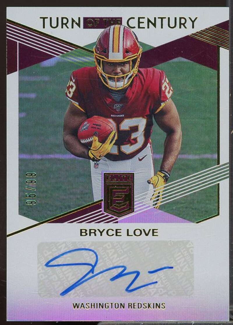 Bryce Love/99 Rookie Card 2019 Elite Turn of the Century Autographs #33  Image 1