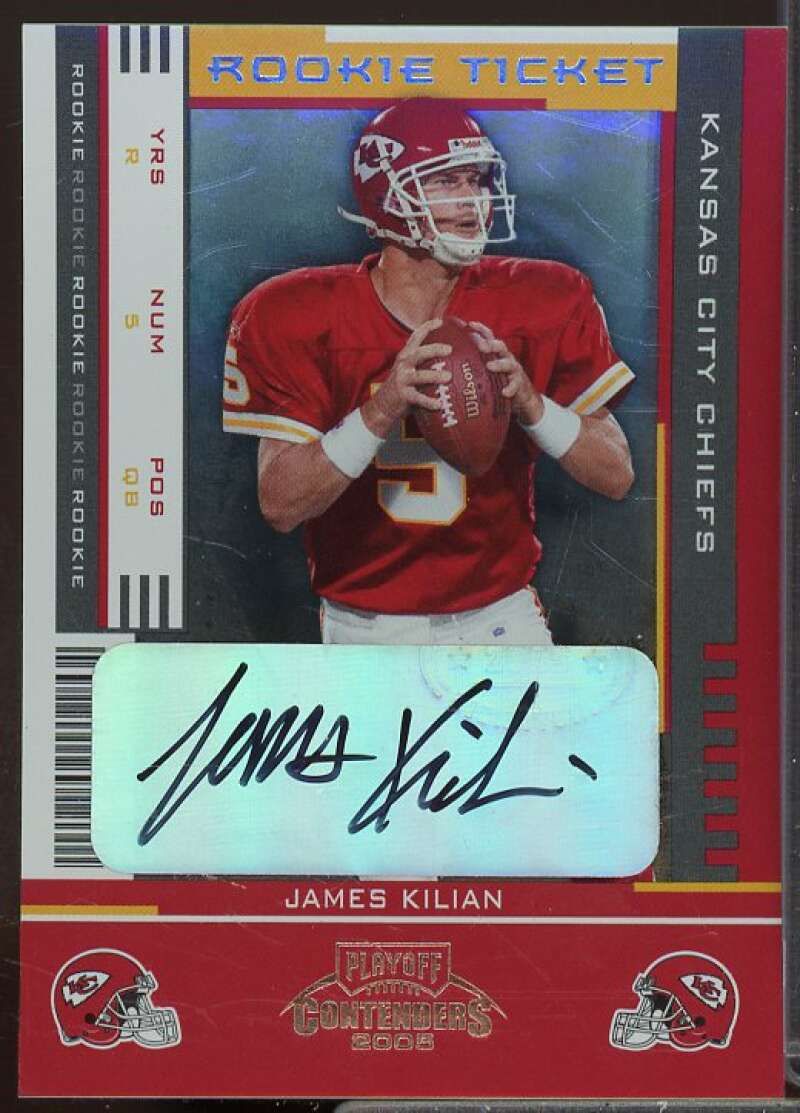 James Kilian AU Rookie Card 2005 Playoff Contenders #186  Image 1