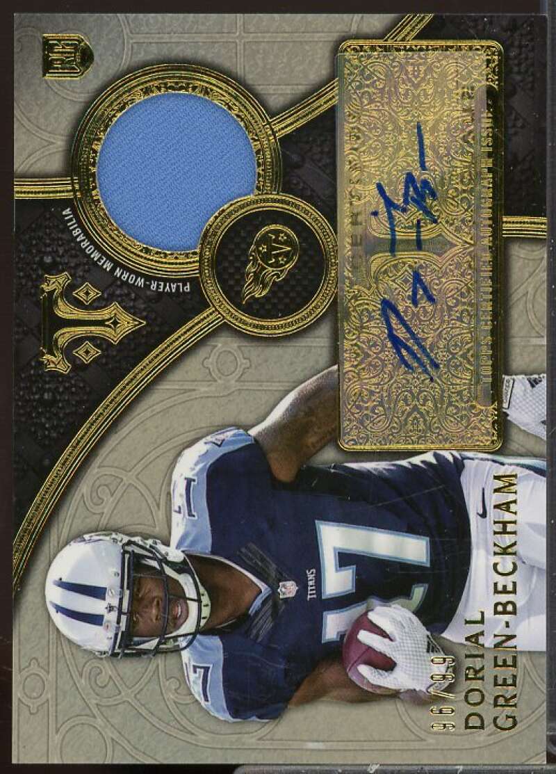 Dorial Green-Beckham JSY AU Rookie Card 2015 Topps Triple Threads #114  Image 1