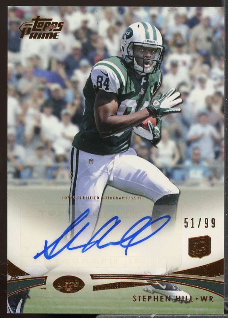 Stephen Hill Rookie Card 2012 Topps Prime Rookie Autographs Copper #147  Image 1