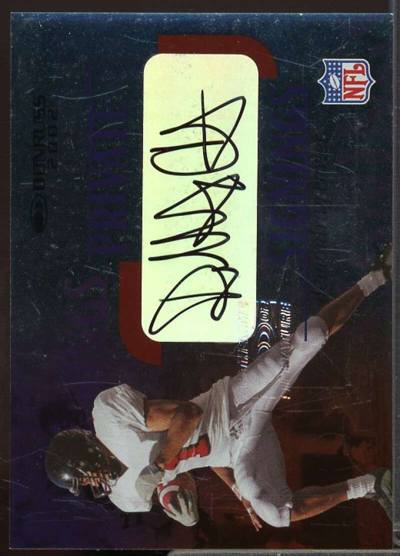 Demontray Carter Rookie Card 2002 Donruss Private Signings #PS16  Image 1