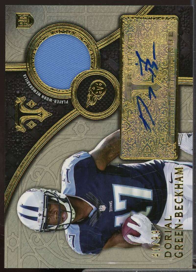 Dorial Green-Beckham JSY AU Rookie Card 2015 Topps Triple Threads #114  Image 1