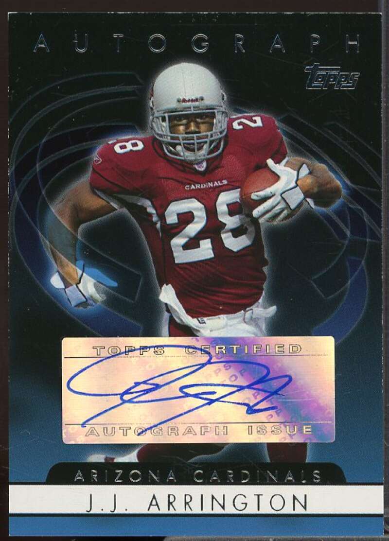 J.J. Arrington G Rookie Card 2006 Topps Autographs #TJAR  Image 1