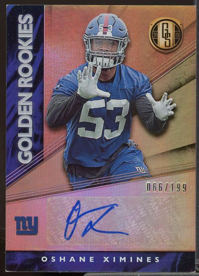 Oshane Ximines Rookie 2019 Panini Gold Standard Golden Rookies Autographs #17  Image 1