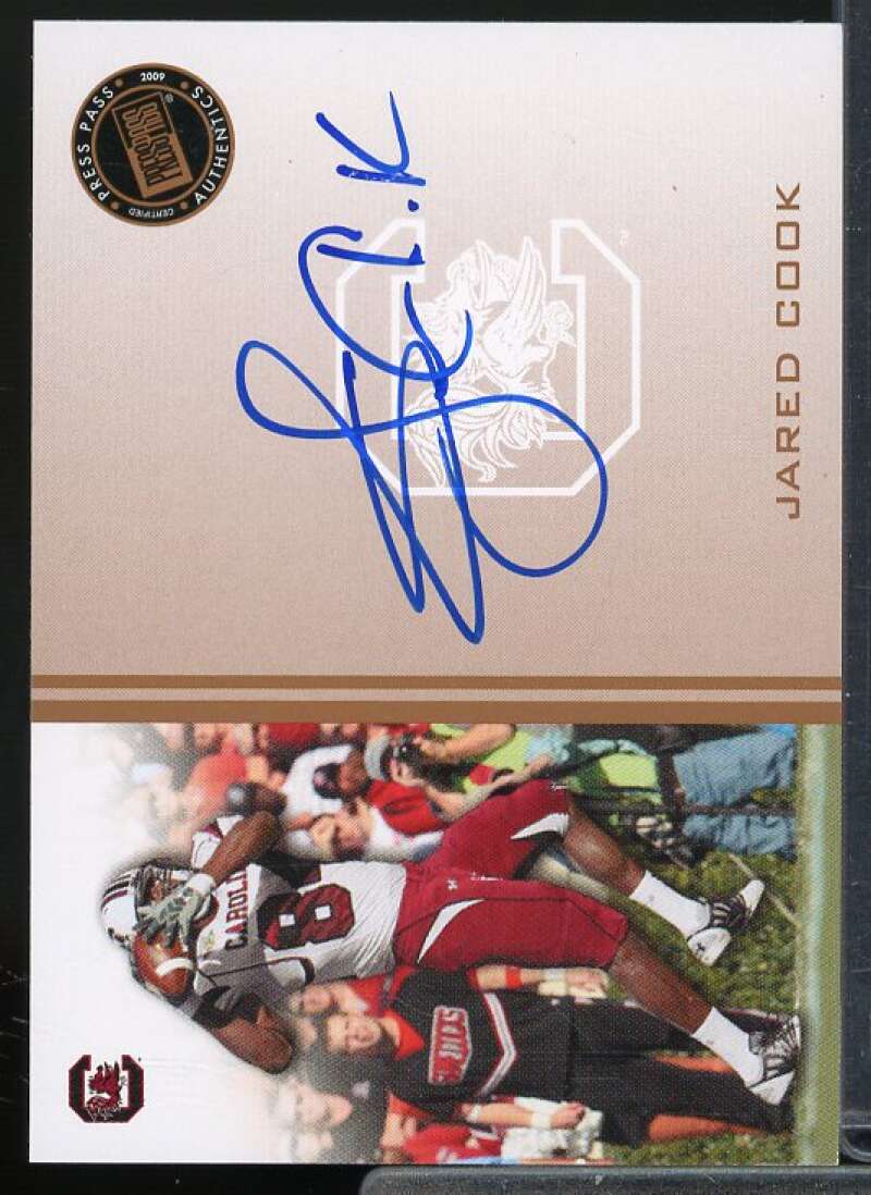 Jared Cook Card 2009 Press Pass Autographs Bronze #JC  Image 1