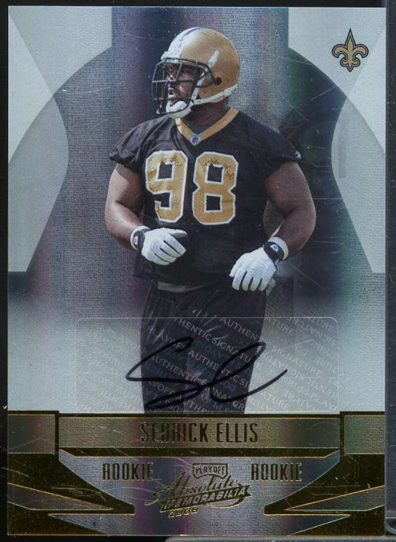 Sedrick Ellis AU Rookie Card 2008 Absolute Memorabilia #236  Image 1