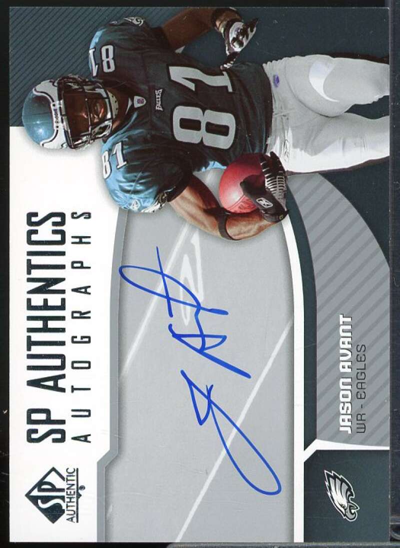 Jason Avant Rookie Card 2006 SP Authentic Authentics Autographs #SPAV  Image 1