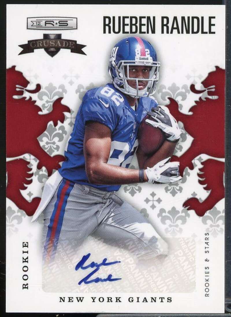 Rueben Randle Rookie 2012 Rookies and Stars Rookie Crusade Autographs Red #23  Image 1