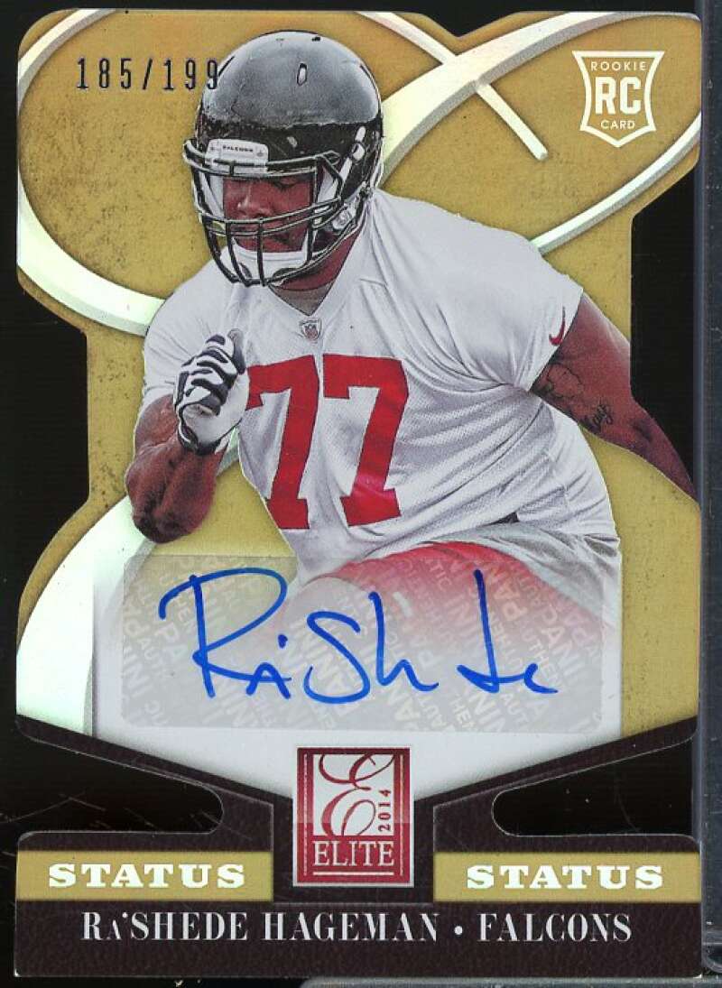 Ra'Shede Hageman AU/199 Rookie Card 2014 Elite Status Gold #178  Image 1