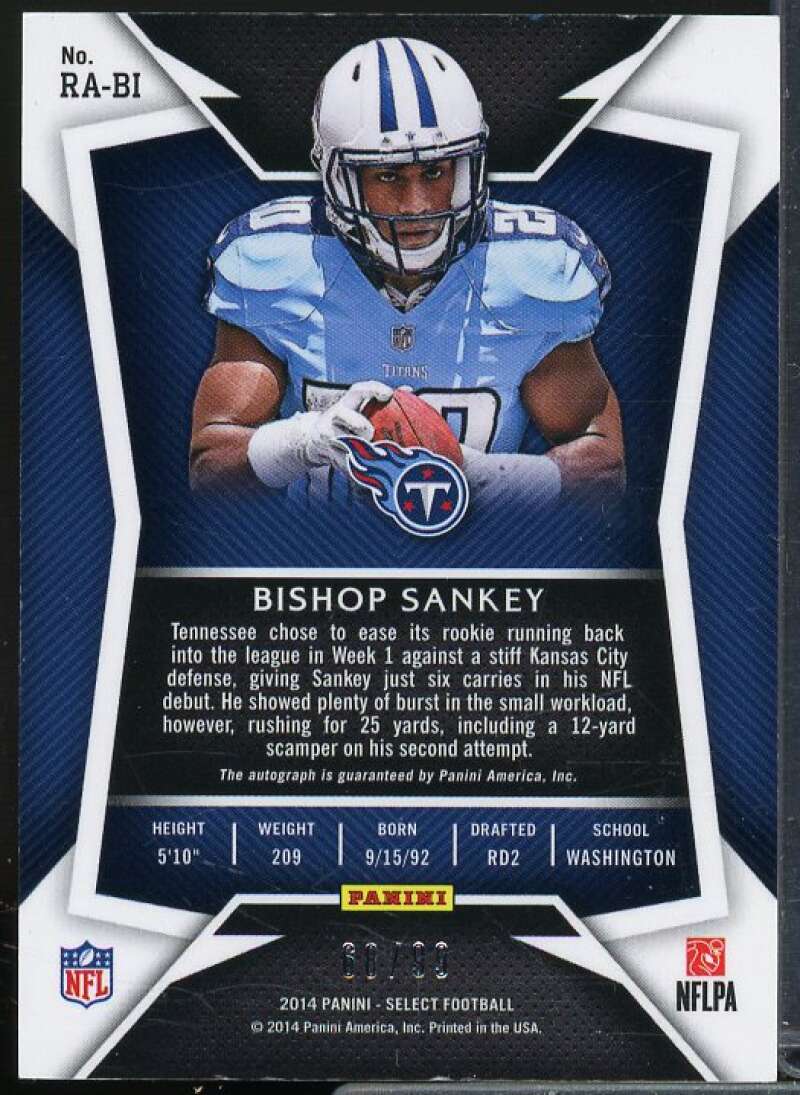 Bishop Sankey/99 Rookie Card 2014 Select Rookie Autographs #RABS  Image 2