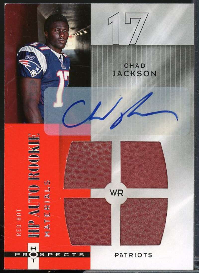 Chad Jackson FB AU Rookie Card 2006 Hot Prospects Red Hot #217  Image 1