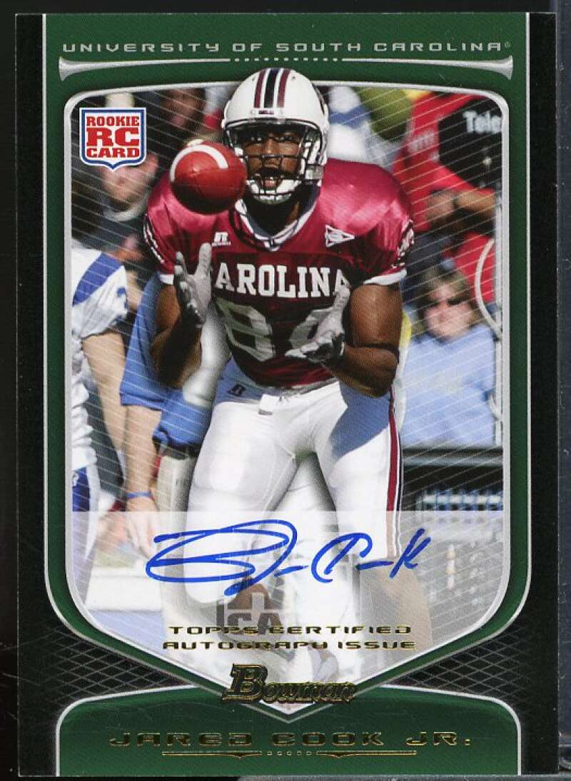 Jared Cook A Rookie Card 2009 Bowman Draft Rookie Autographs #148  Image 1