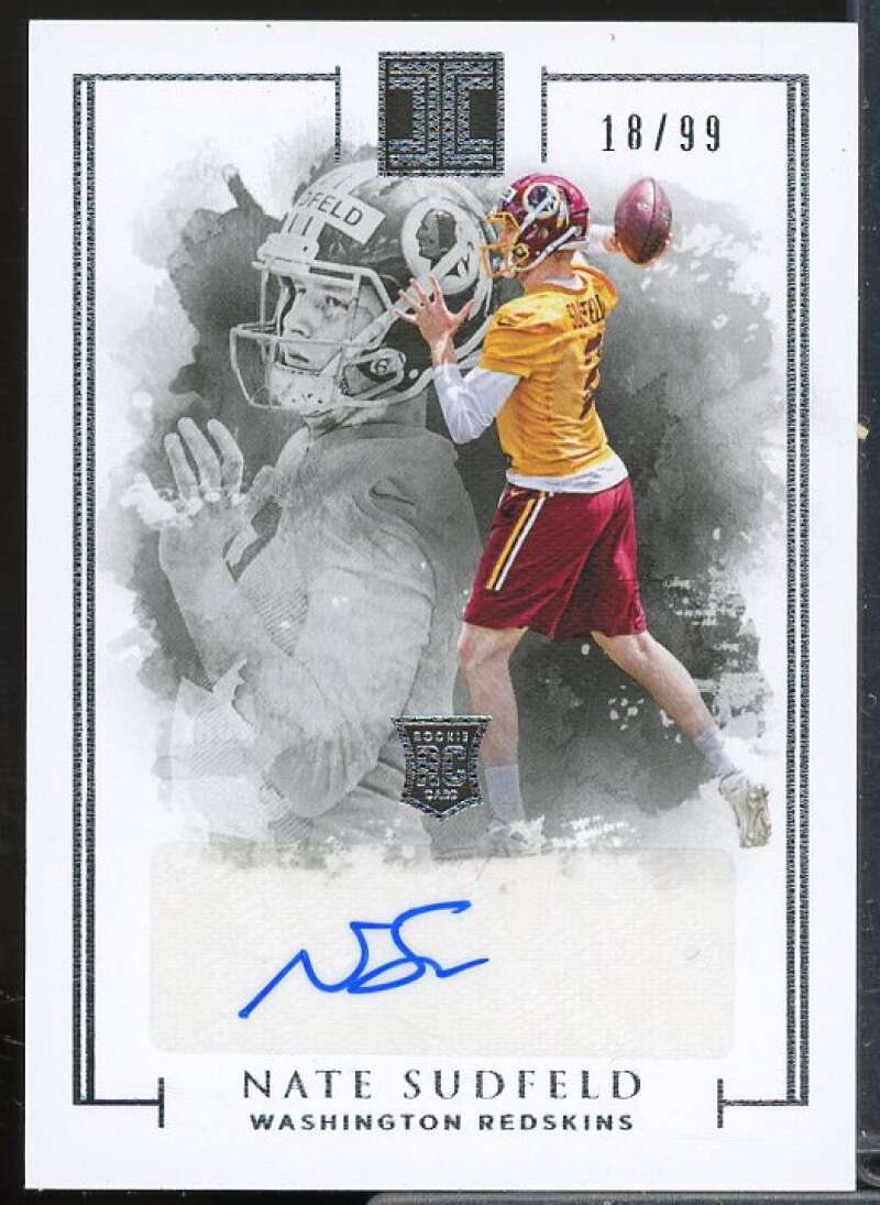 Nate Sudfeld AU Rookie Card 2016 Panini Impeccable #114  Image 1