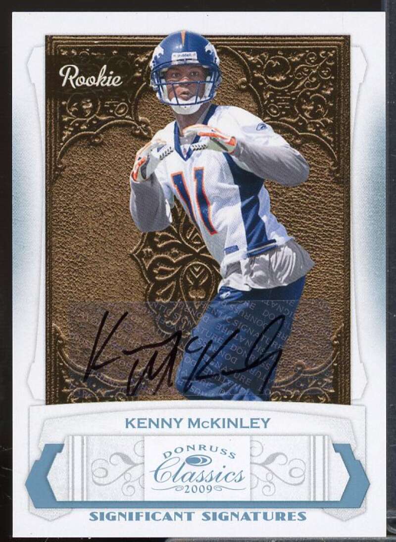 Kenny McKinley/25 2009 Donruss Classics Significant Signatures Platinum #210  Image 1