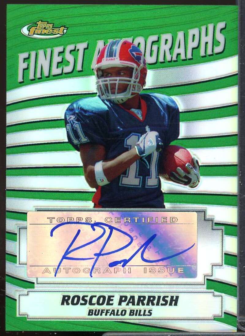 Roscoe Parrish Rookie Card 2005 Finest Autographs Refractor #FARP  Image 1