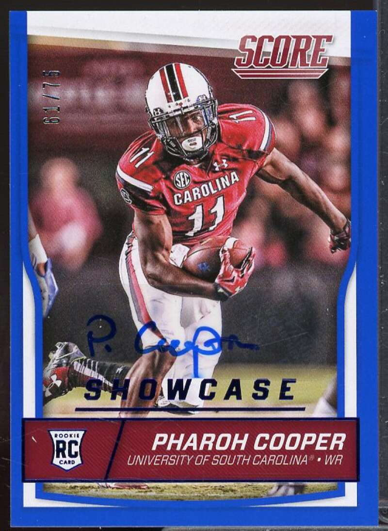 Pharoh Cooper/75 Rookie Card 2016 Score Rookie Autographs Showcase #367  Image 1