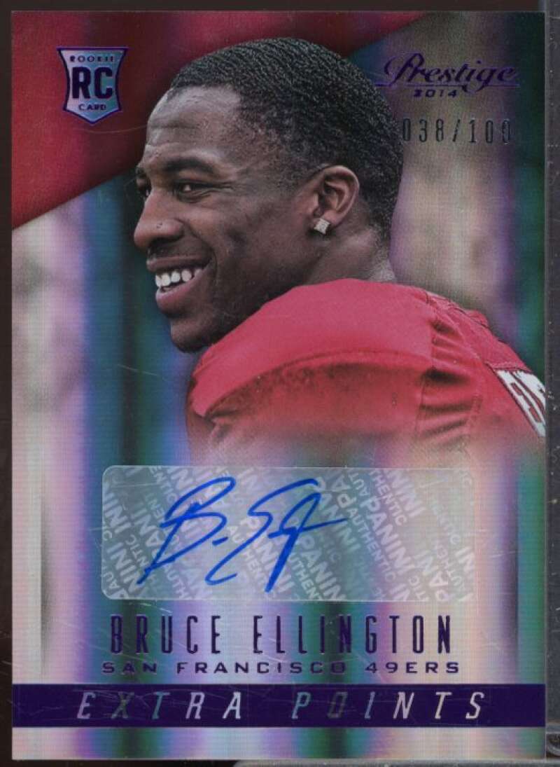 Bruce Ellington/100 Rookie 2014 Prestige Extra Points Purple Autographs #215  Image 1