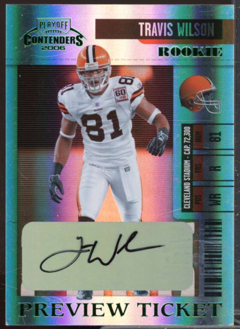 Travis Wilson/100 Rookie 2006 Leaf Limited Contenders Preview Autographs #4  Image 1