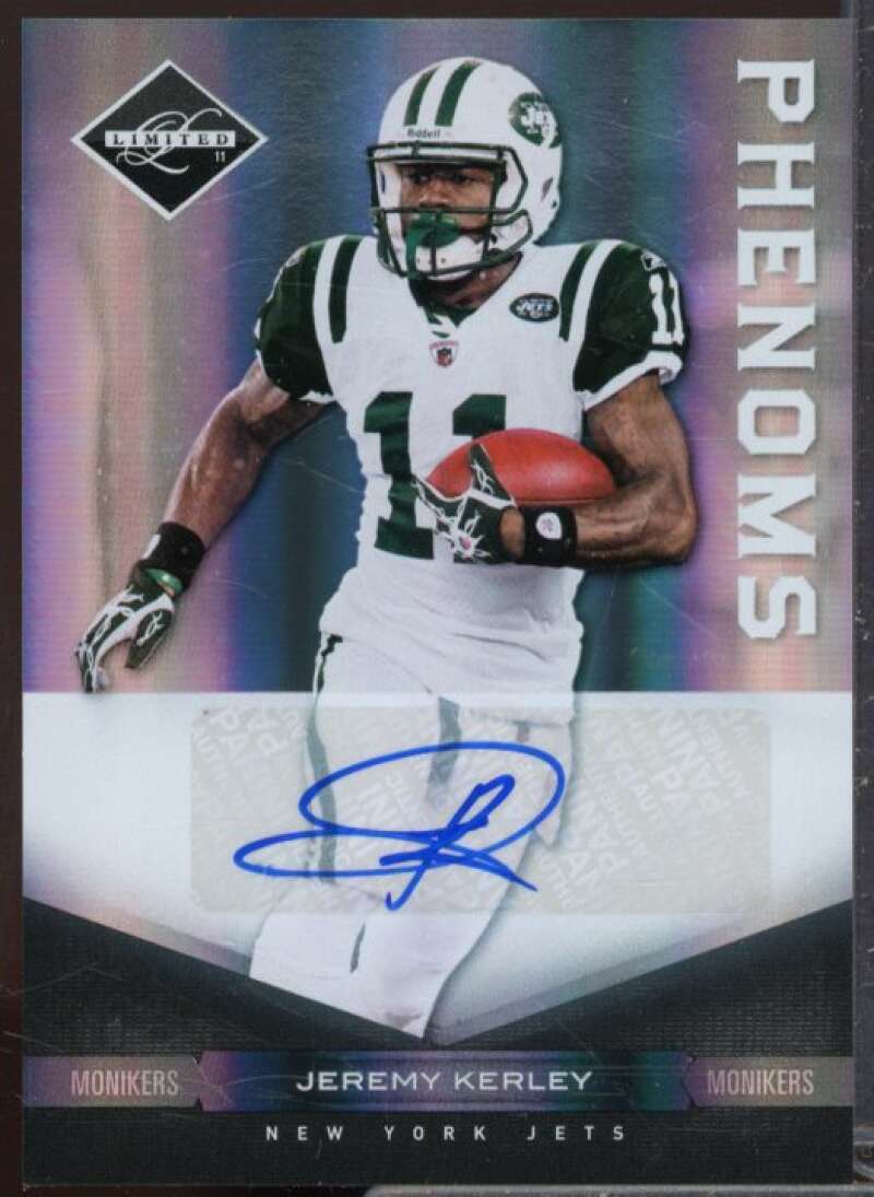 Jeremy Kerley/199 Rookie Card 2011 Limited Monikers Autographs Silver #171  Image 1