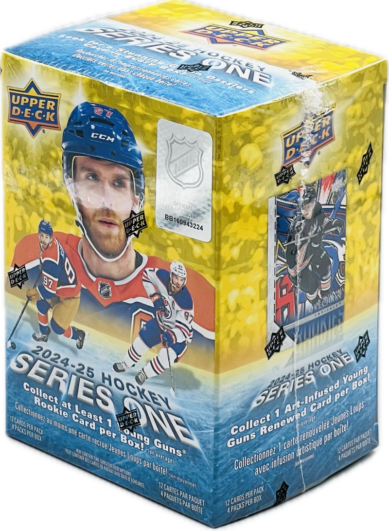 2024-25 Upper Deck Series 1 Hockey 4-Pack Blaster Box Image 1