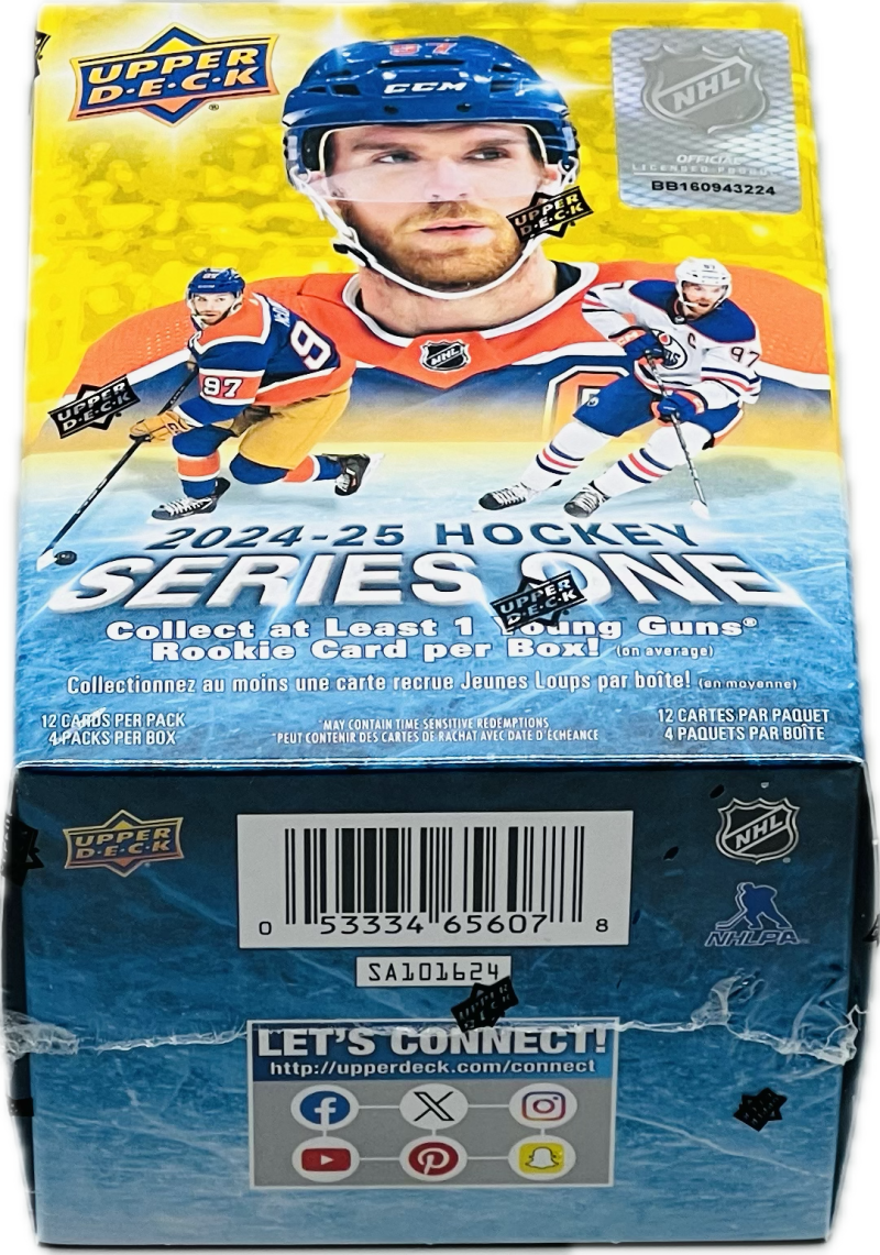 2024-25 Upper Deck Series 1 Hockey 4-Pack Blaster Box Image 2