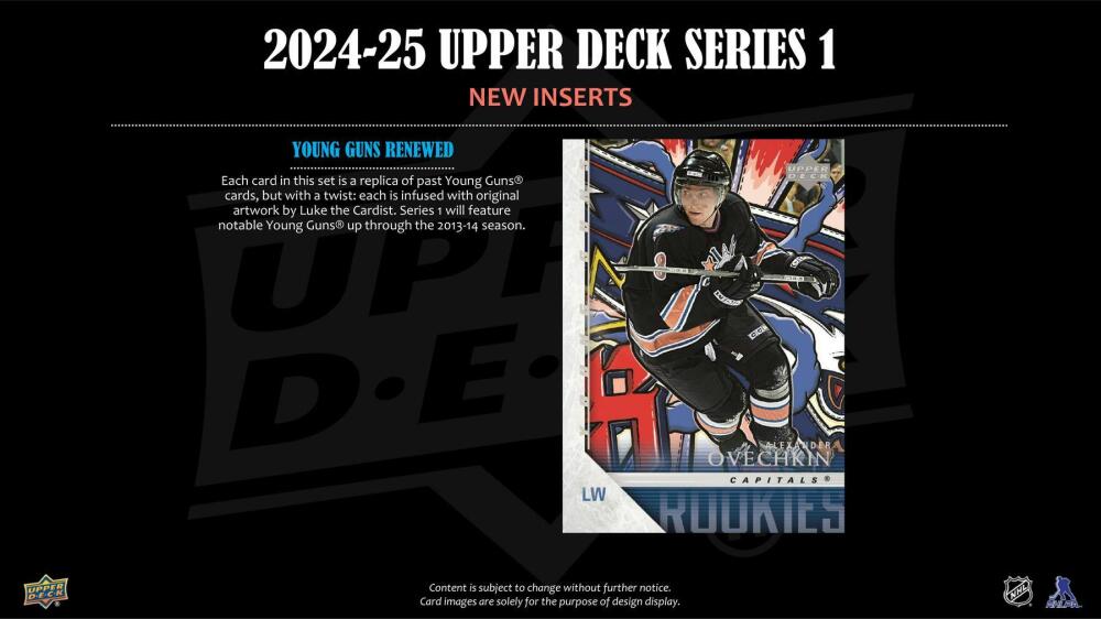 2024-25 Upper Deck Series 1 Hockey 4-Pack Blaster Box Image 5