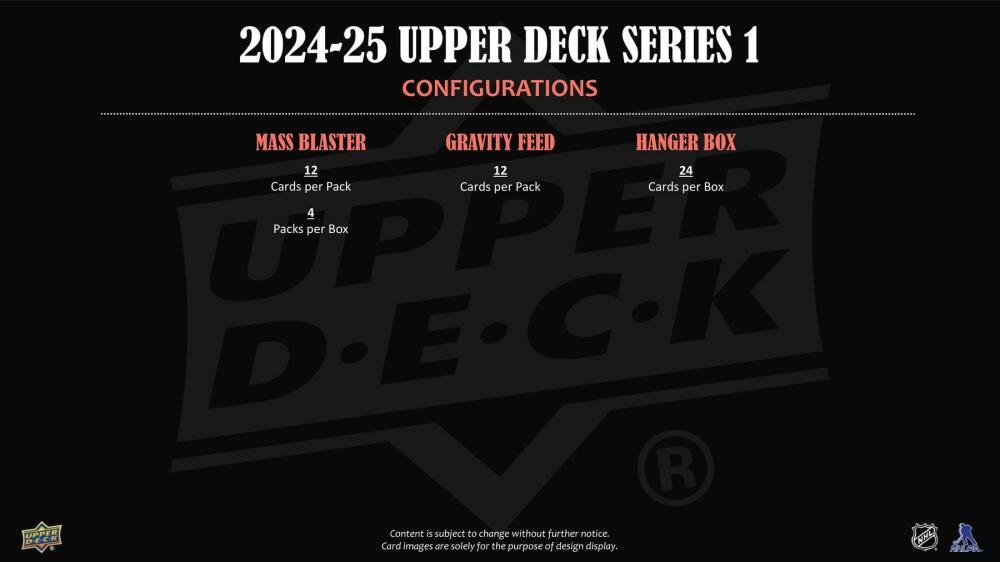 2024-25 Upper Deck Series 1 Hockey 4-Pack Blaster Box Image 7