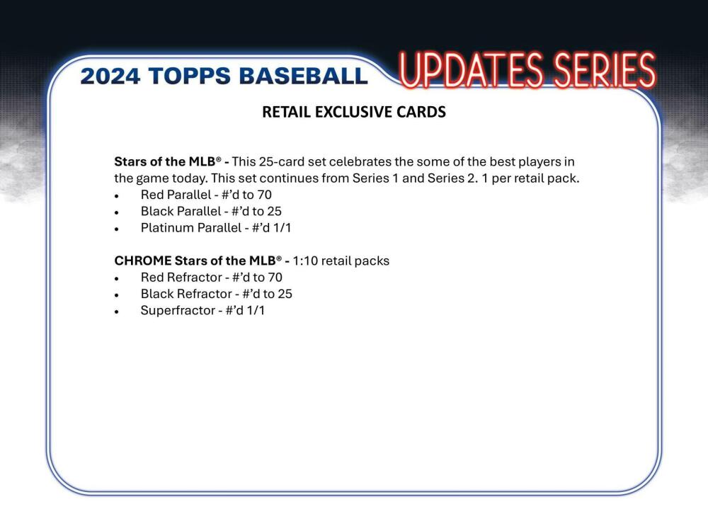 2024 Topps Update Series Baseball 7-Pack Blaster Box Image 6