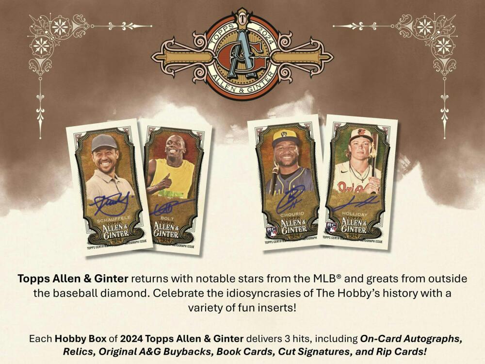 2024 Topps Allen & Ginter Baseball 8-Pack Blaster Box Image 3