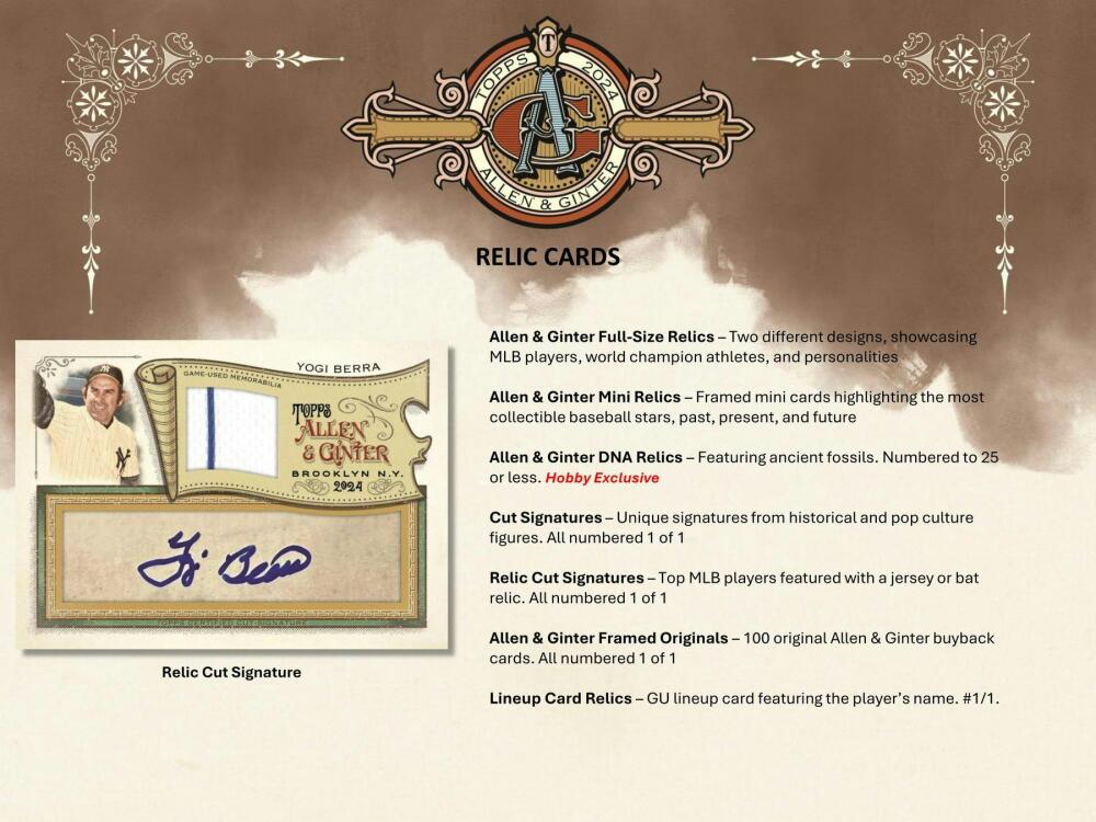 2024 Topps Allen & Ginter Baseball 8-Pack Blaster Box Image 6