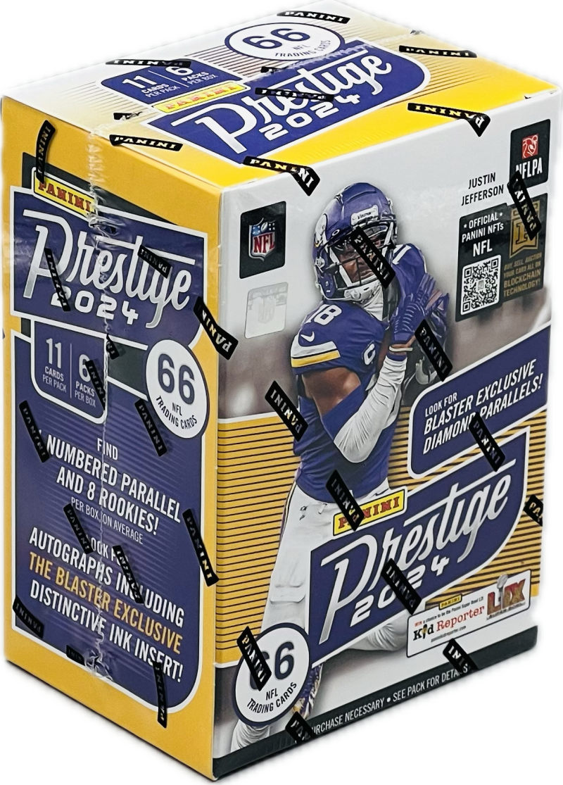 2024 Panini Prestige Football 6-Pack Blaster Box Image 1