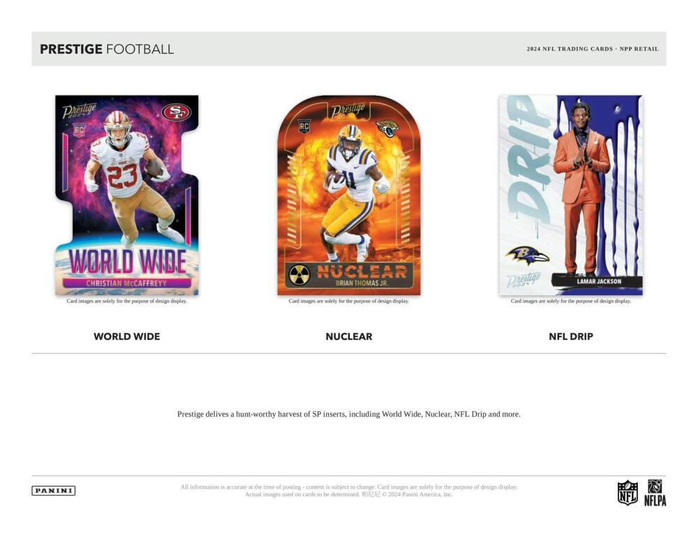 2024 Panini Prestige Football 6-Pack Blaster Box Image 5