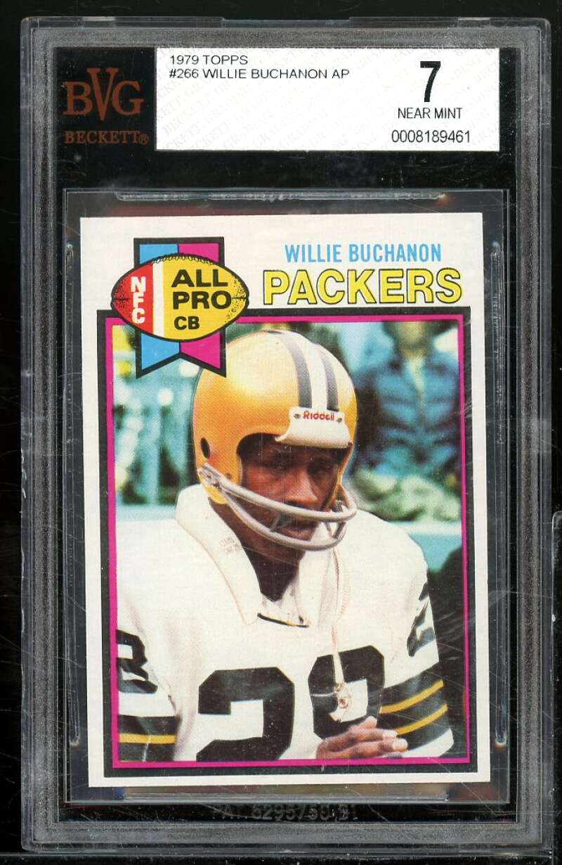 Willie Buchanon Card 1979 Topps #266 BGS BVG 7 Image 1