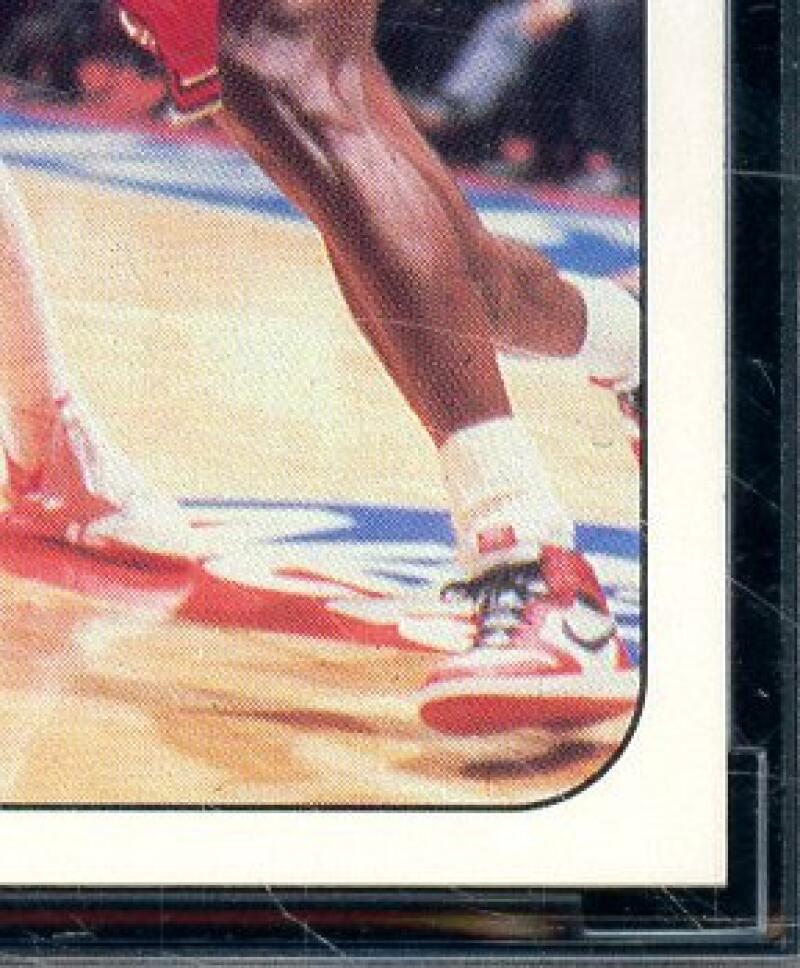 1986-87 Fleer Stickers #8 Michael Jordan Rookie Card BGS BCCG 10 Mint+ Image 5