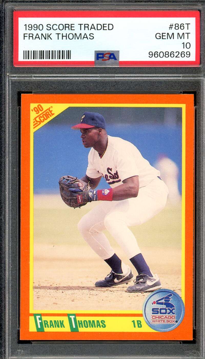 Frank Thomas Rookie Card 1990 Score Traded #86T PSA 10 Image 1