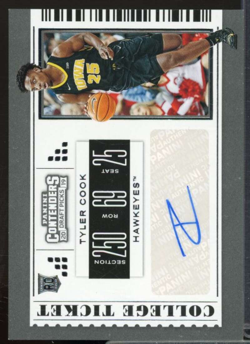 Tyler Cook AU Rookie Card 2019-20 Panini Contenders Draft Picks #103  Image 1