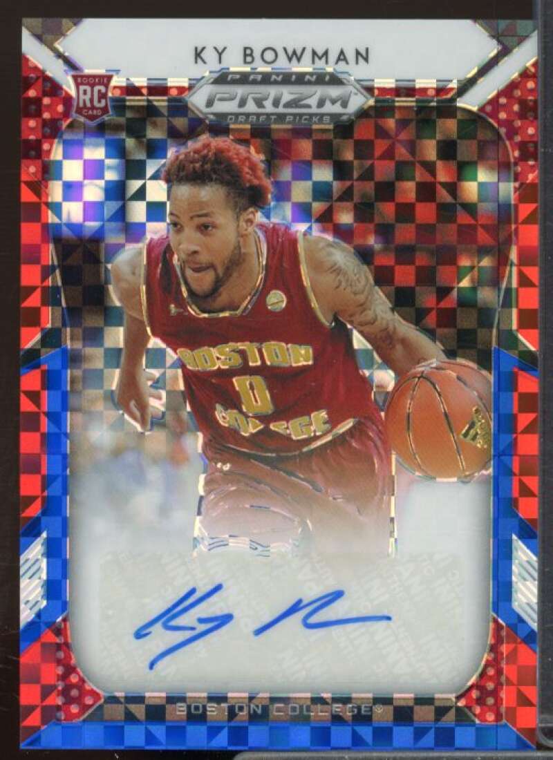 Ky Bowman/99 2019-20 Panini Prizm Draft Picks Autographs Red White Blue #87  Image 1