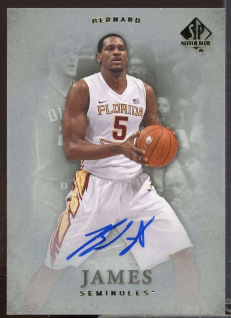 Bernard James E Rookie Card 2012-13 SP Authentic Autographs #31  Image 1